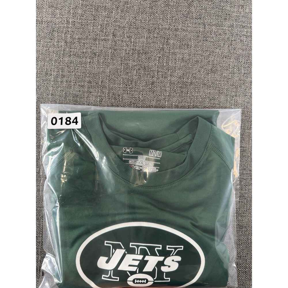 Under Armour HeatGear NY Jets NFL Combine Authentic Shirt Men's Medium Green - Picture 7 of 7